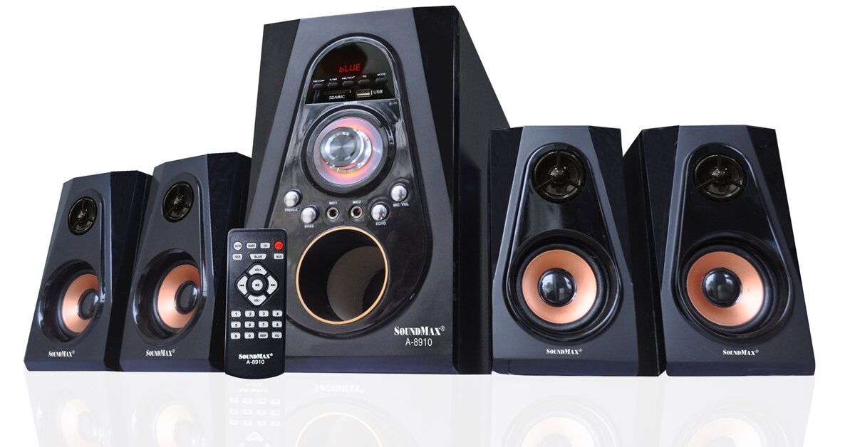 SoundMax A-8910: Loa 4.1 hỗ trợ hát karaoke âm thanh chân thật