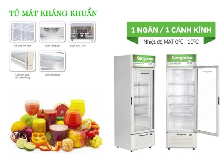 Đánh giá tủ mát Kangaroo KG359AT 350L về công nghệ, tính năng