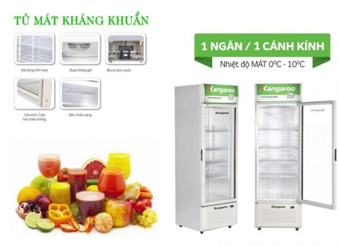 Đánh giá tủ mát Kangaroo KG359AT 350L về công nghệ, tính năng