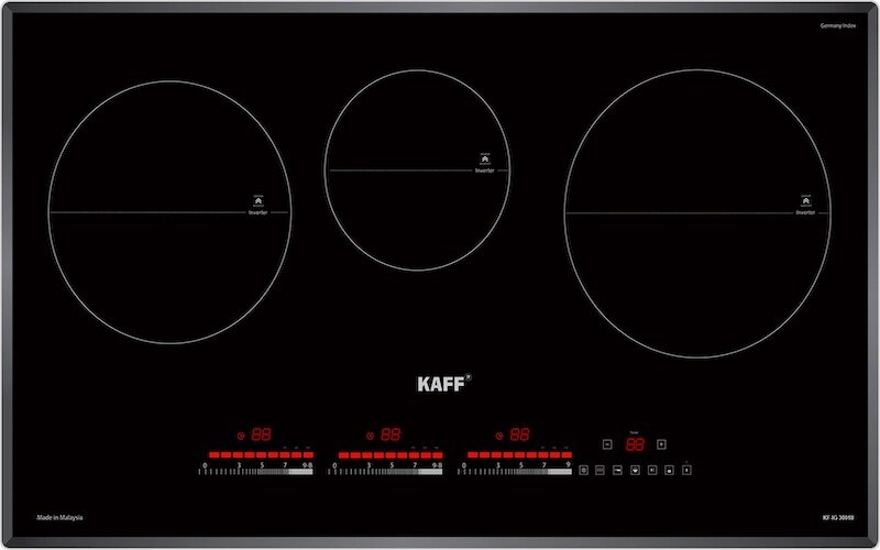 Bếp từ âm 3 vùng nấu Kaff KF-IG3001II công nghệ hiện đại, tiện ích thông minh