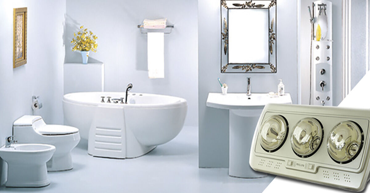 Sử dụng đèn sưởi nhà tắm có an toàn không ? Công dụng thế nào ?