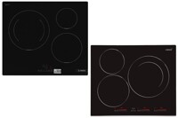 Sự giống nhau của bếp từ Bosch PUJ611BB5E và Cata INSB 6003 BK