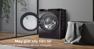 Sự khác biệt giữa máy giặt sấy 15kg LG F2515RTGB và Aqua AQD-DH1500G.PP