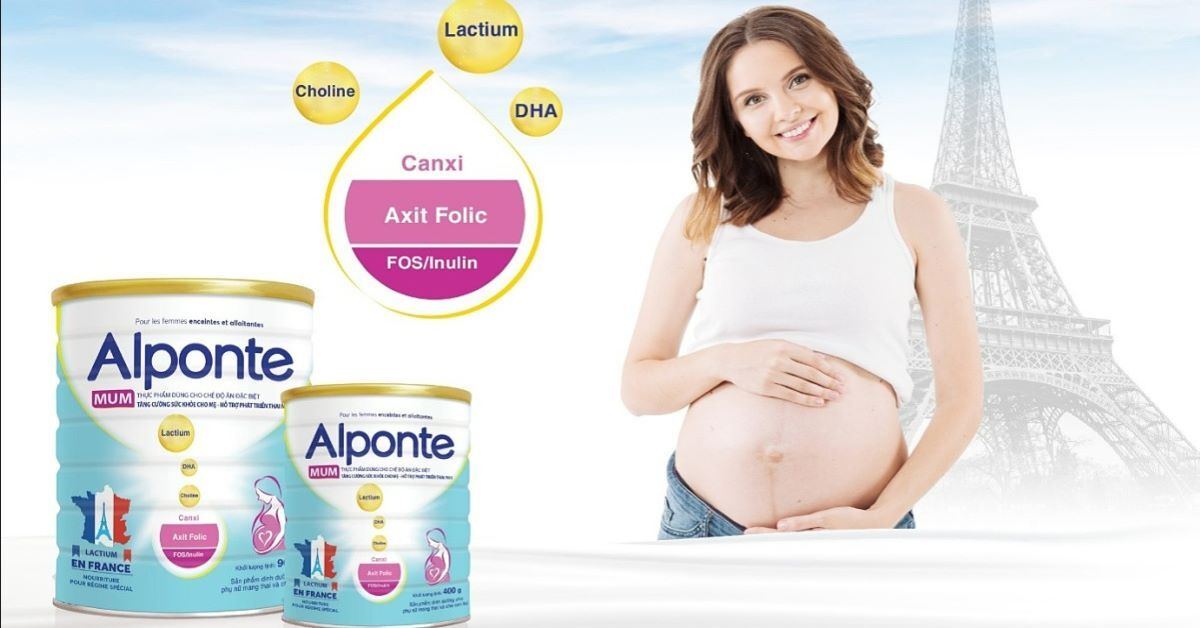 Sữa Alponte Mum có công dụng gì đối với mẹ bầu?