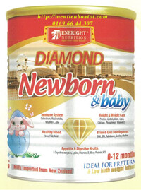 Sữa bột Diamond Newborn & Baby dinh dưỡng cho trẻ nhẹ cân, sinh non