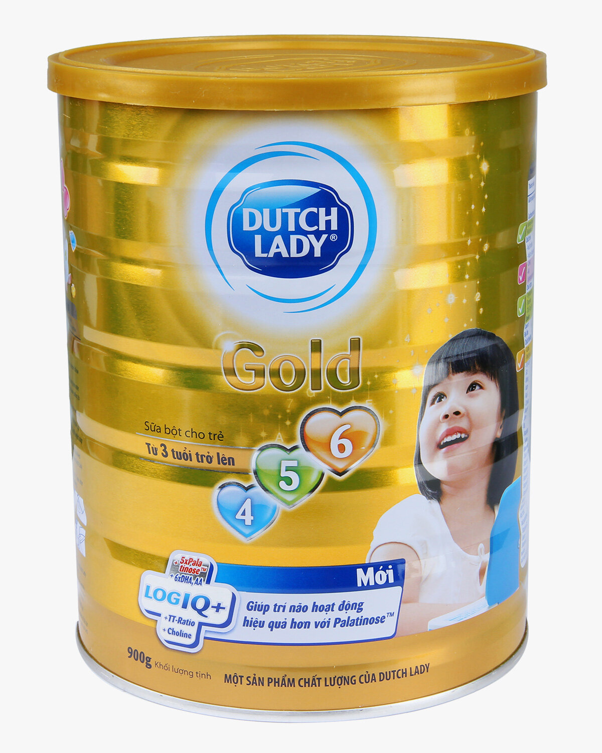 Sữa bột Dutch Lady Cô gái Hà Lan Gold 456 dinh dưỡng cho bé trên 3 tuổi