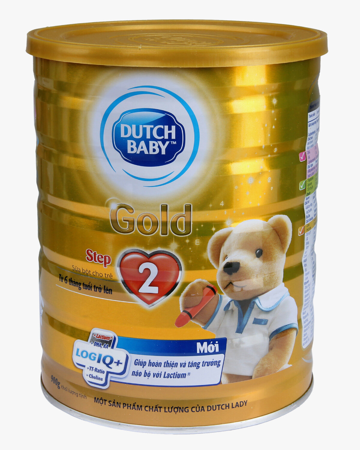 Sữa bột Dutch Lady Cô gái Hà Lan Gold Step 2 dinh dưỡng cho bé từ 6 đến 12 tháng