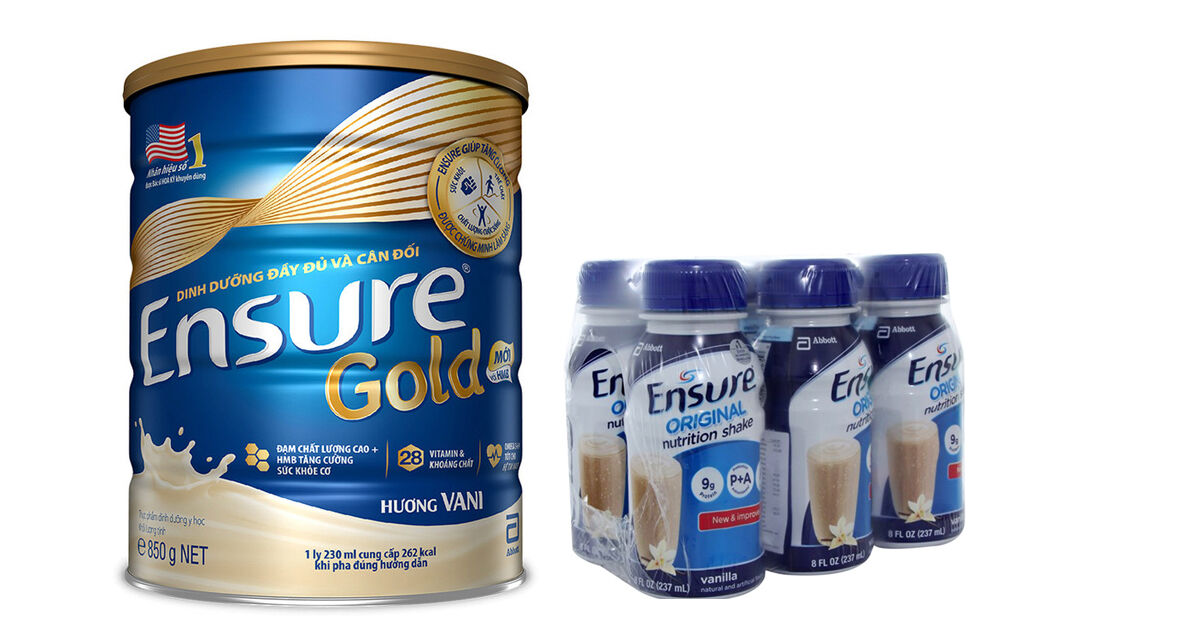 Sữa bột Ensure có công dụng gì? Giá cả và lưu ý cần biết
