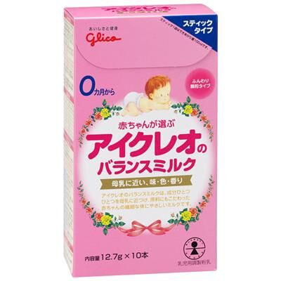 Sữa bột Glico dạng thanh có tốt không ?