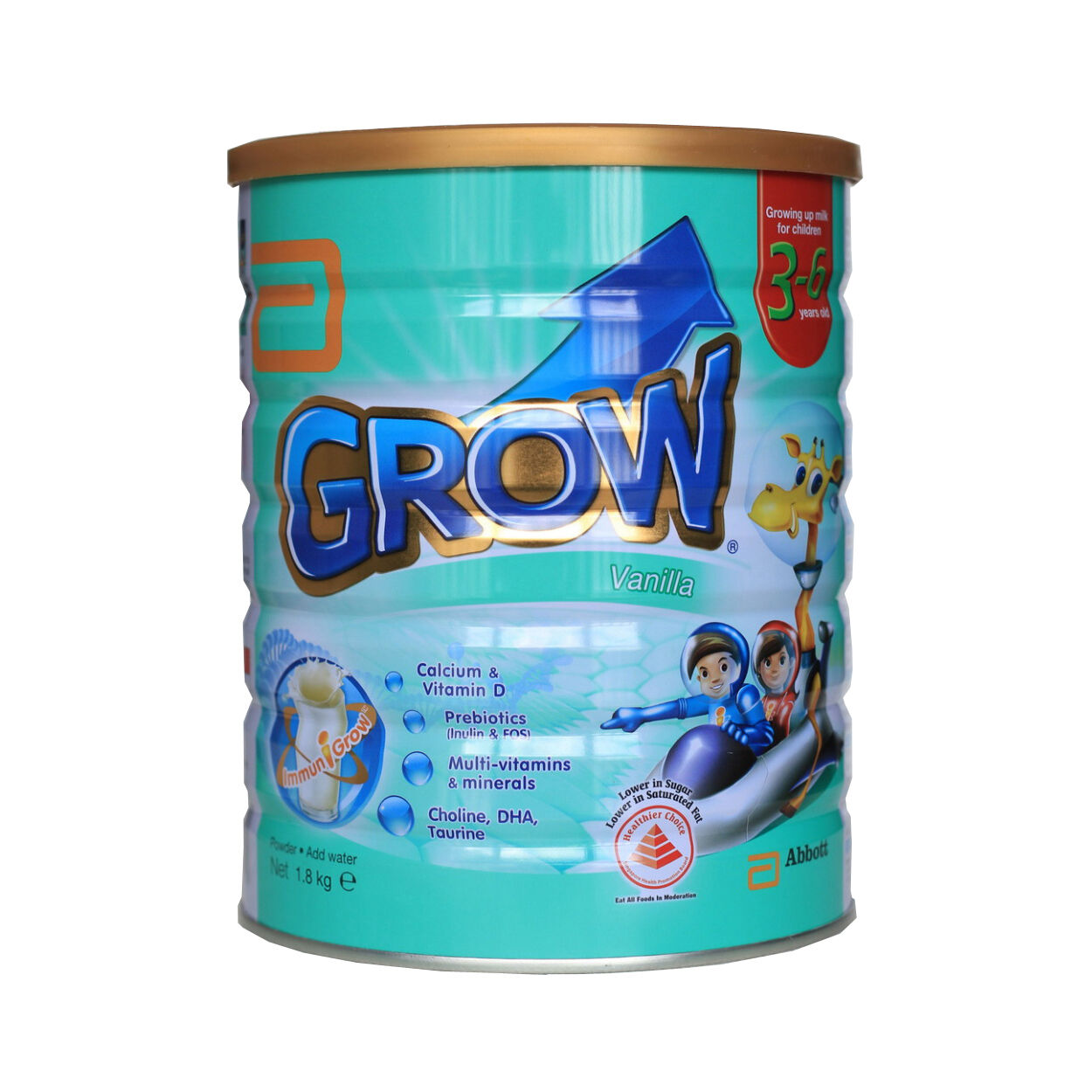 Sữa bột Grow Singapore 1800g ( Trẻ từ 3-7 tuổi)  - Cao hơn - Khỏe hơn - Thông minh hơn