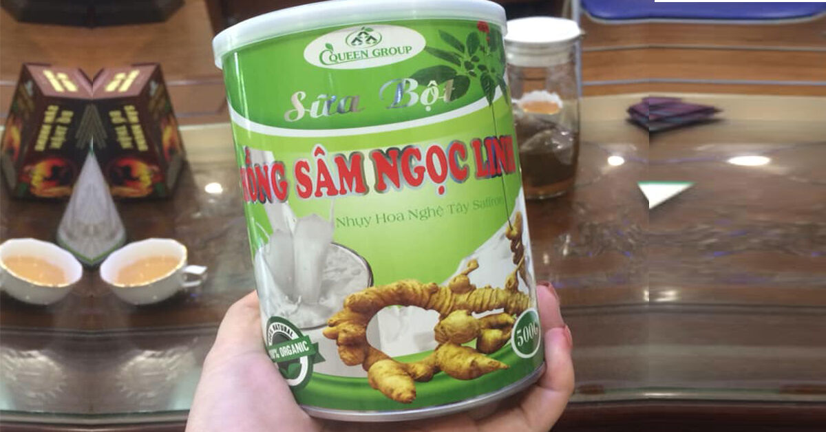 Sữa bột Hồng Sâm Ngọc Linh Cqueen Group có tốt không ? Giá bao nhiêu ?