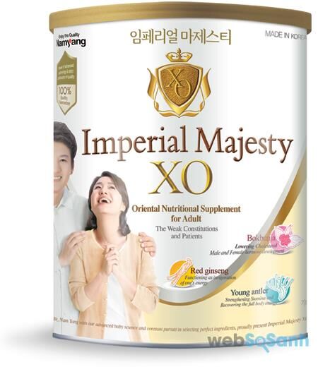 Sữa bột Majesty XO cho người lớn người suy nhược cơ thể