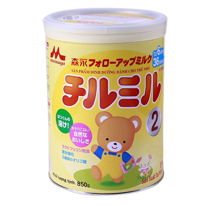 Sữa bột Morinaga Chilmil số 2 dinh dưỡng cho bé từ 6 đến 36 tháng tuổi