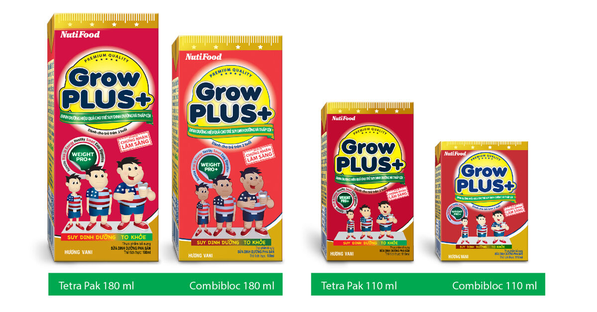 Sữa bột Nuti Grow Plus đỏ hỏn trộn sẵn sở hữu chất lượng ko ? Có bao nhiêu loại ? Giá từng nào ?