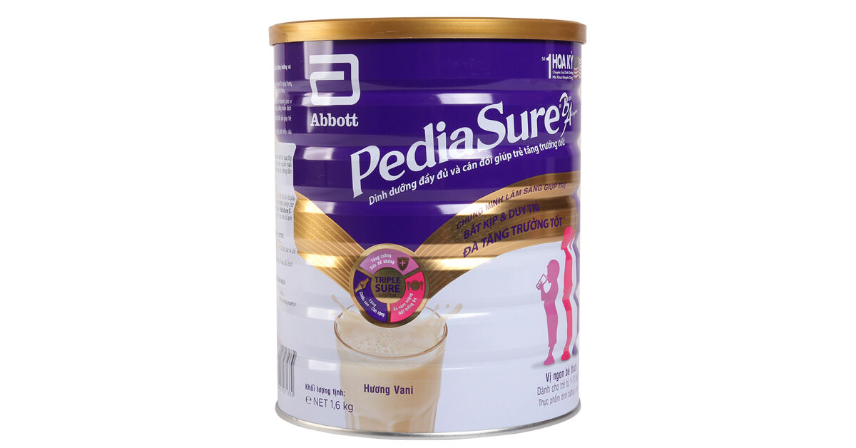 Sữa bột Pediasure có giúp trẻ tăng cân tốt không? Cập nhật giá sữa Pediasure tháng 6/2019