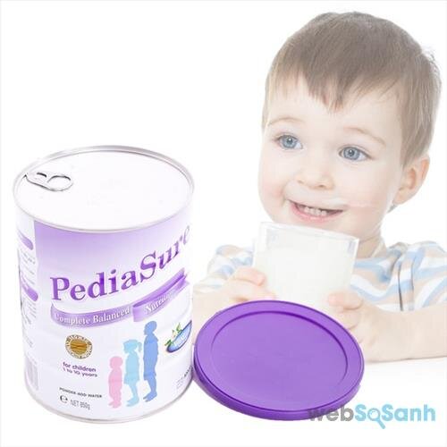Sữa bột Pediasure giúp bé biếng ăn tăng cân tốt