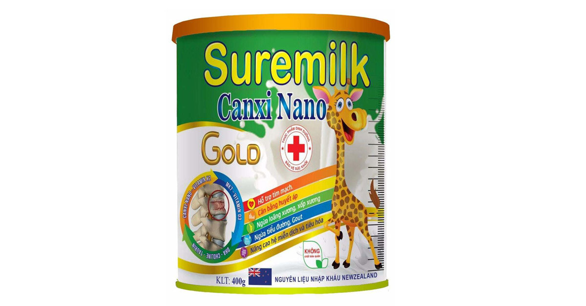 Sữa bột Suremilk Canxi Nano có tốt không ? Giá bao nhiêu ?