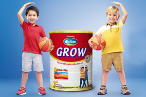 Sữa bột Vinamilk Dielac Grow giải pháp tăng chiều cao hiệu quả cho bé