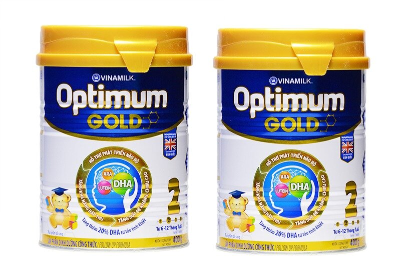 Sữa bột Vinamilk Optimum Gold step 2 dinh dưỡng cho bé từ 6 đến 12 tháng tuổi