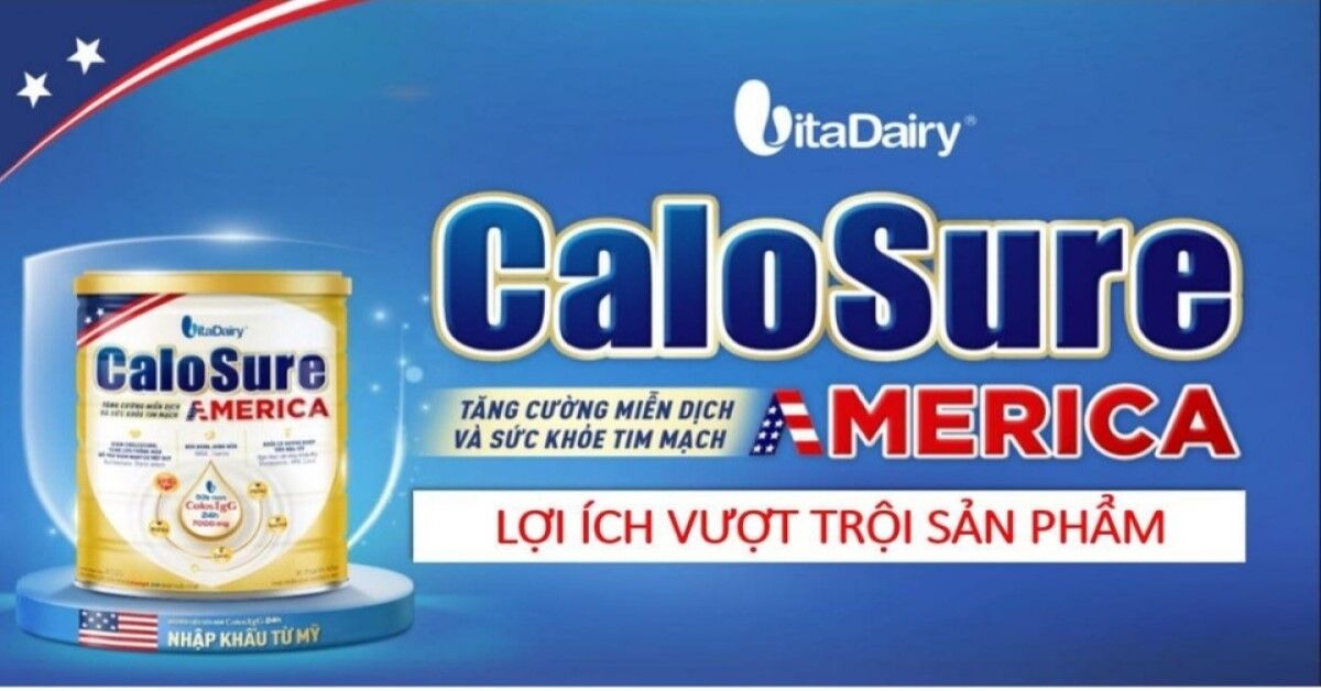 Sữa CaloSure America – Giải pháp dinh dưỡng cho người trung và cao tuổi