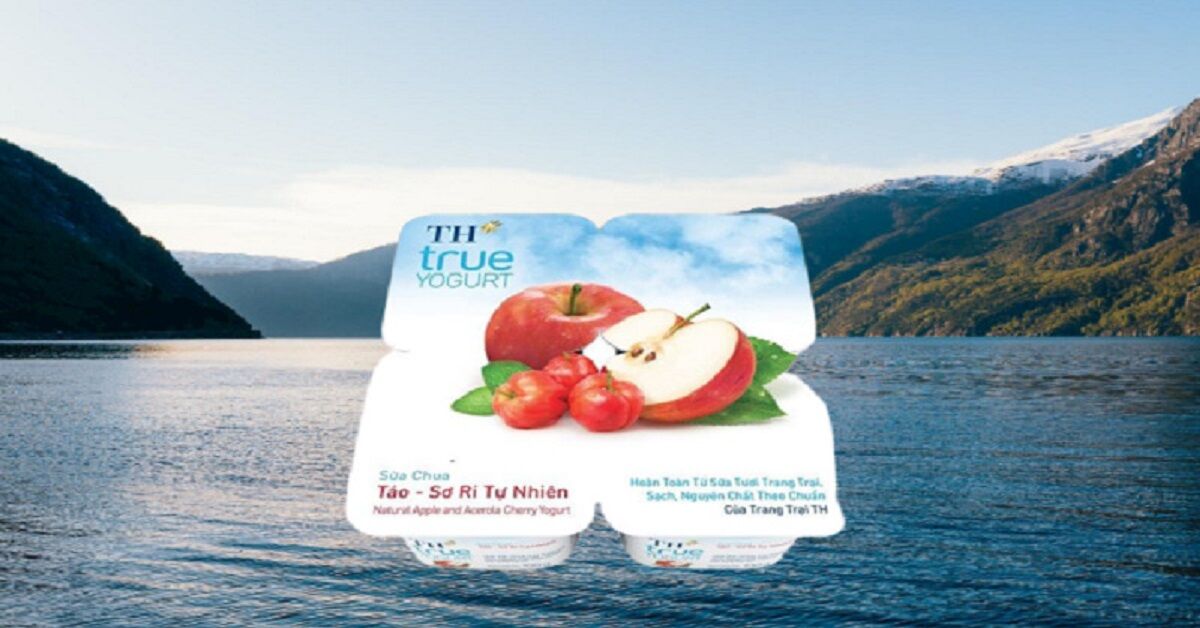Sữa chua TH true Yogurt táo - sơ ri mới có tốt không?
