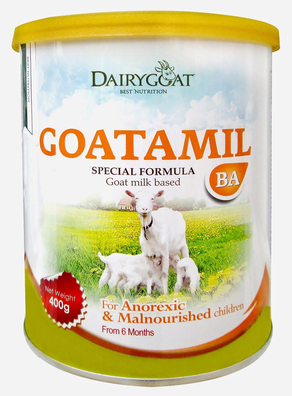 Sữa dê Goatamil BA sữa đặc biệt dành cho trẻ biếng ăn, suy dinh dưỡng