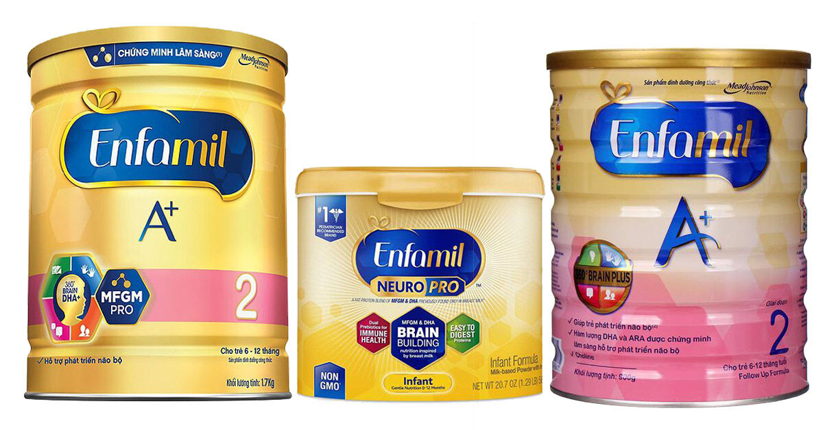 Sữa Enfamil có giúp bé tăng cân tốt không ? Giá rẻ nhất là bao nhiêu ?