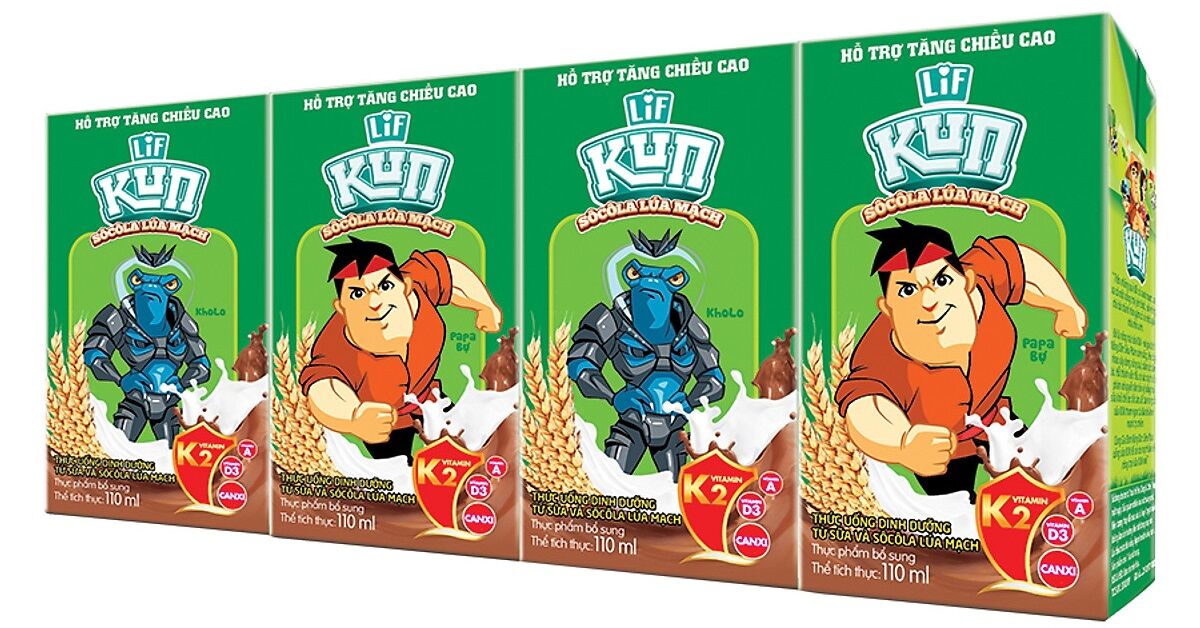 Sữa Kun màu xanh là loại nào, có tốt không?