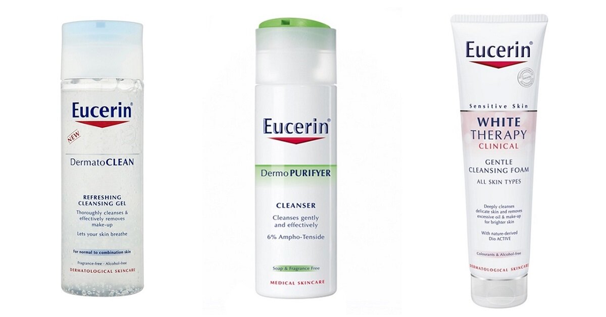 Sữa rửa mặt Eucerin là gì? Có những loại nào?