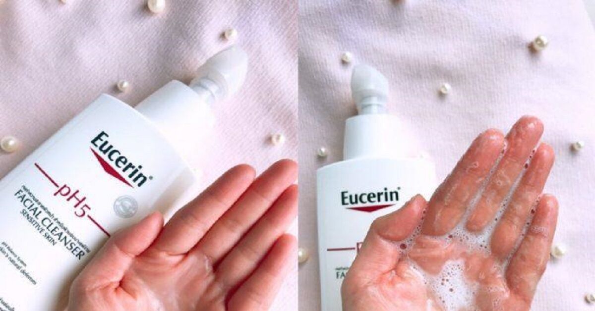 Sữa rửa mặt Eucerin pH5 cho da nhạy cảm