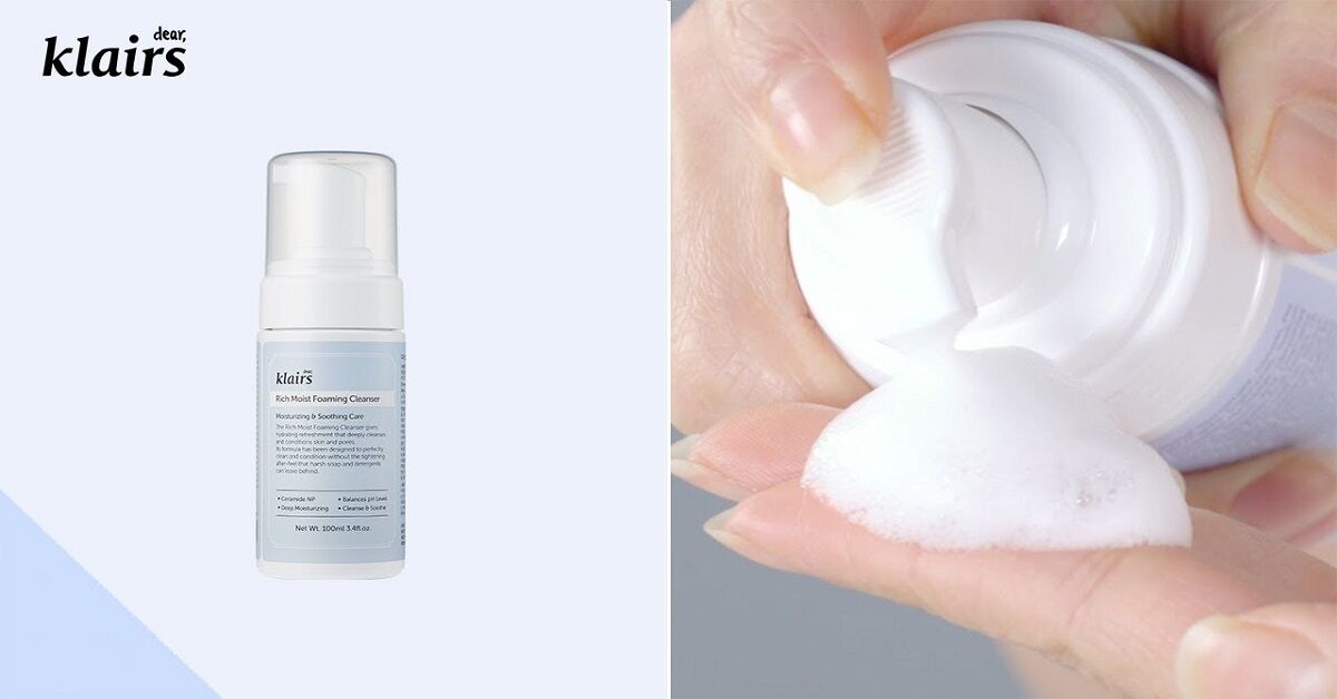 Sữa rửa mặt Klairs Rich Moist Foaming Cleanser có tốt không?