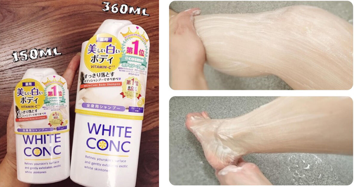 Sữa tắm White Conc chai nhỏ 150ml giá bao nhiêu ? Mua ở đâu ?