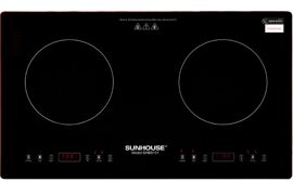 Sunhouse SHB9101 giá chỉ 1,9 triệu đồng, bếp từ đôi công suất cao, bền đẹp cho gia đình