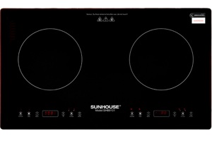 Sunhouse SHB9101 giá chỉ 1,9 triệu đồng, bếp từ đôi công suất cao, bền đẹp cho gia đình