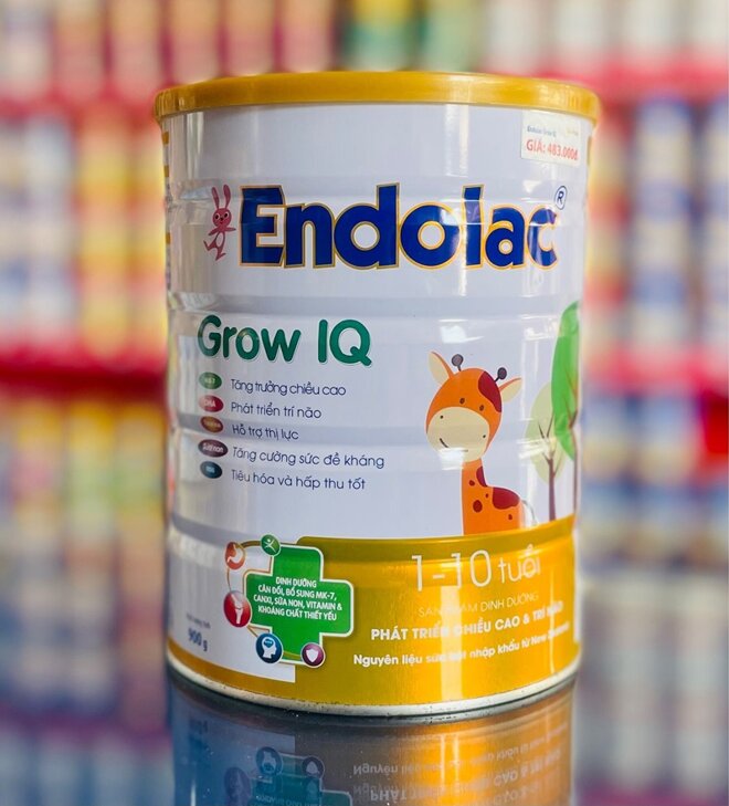 Sữa Endolac Grow IQ– Dinh dưỡng phát triển toàn diện cho trẻ từ 1-10 tuổi