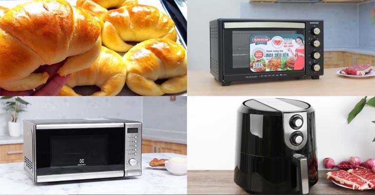 Phân biệt sự khác nhau giữa nồi chiên không dầu, lò nướng và lò vi sóng Nồi chiên không dầu