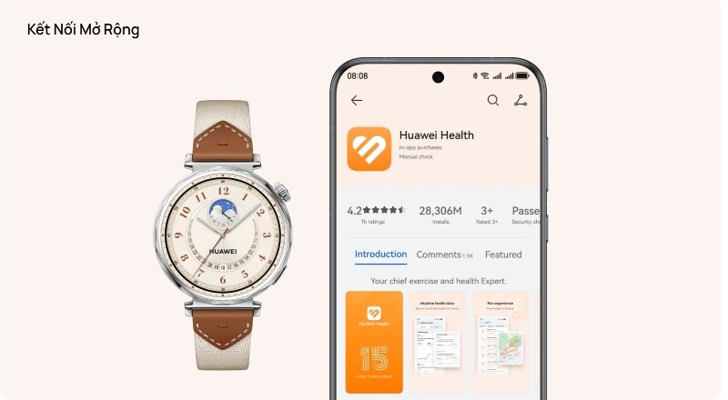 Đồng hồ thông minh Huawei Watch GT5 41mm - sự lựa chọn tuyệt vời cho chị em phụ nữ