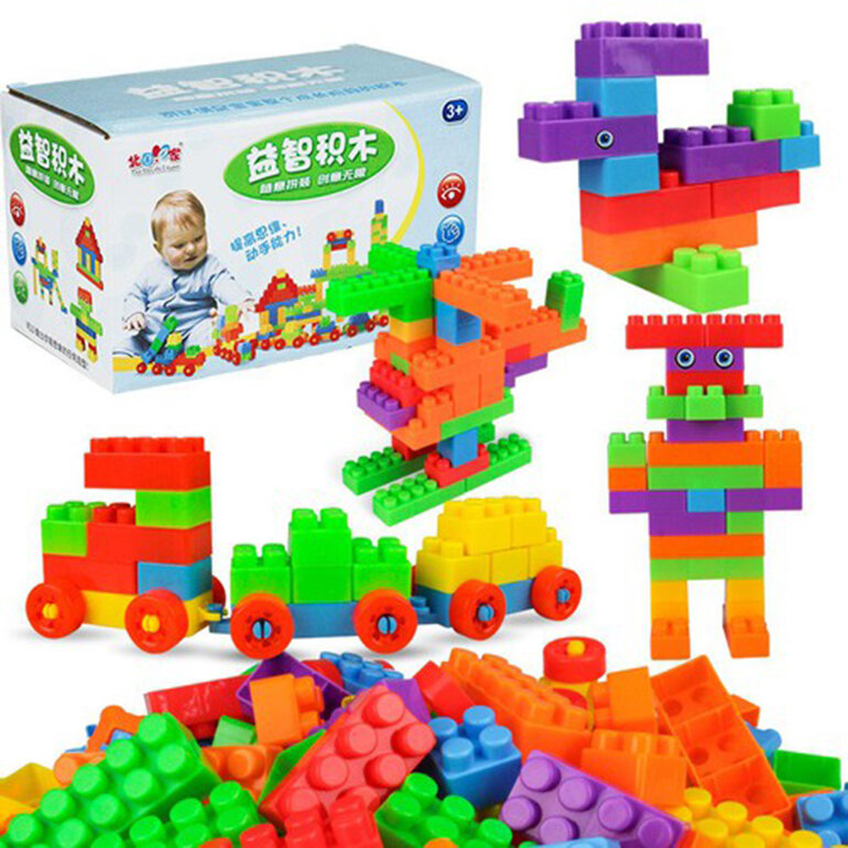 Đồ chơi Lego lắp ráp đa năng rất an toàn