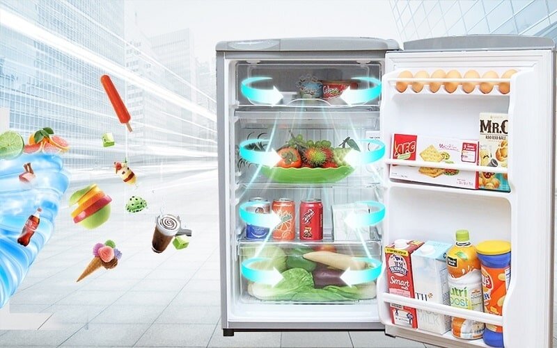 Tủ lạnh Midea với thiết kế đẹp mắt, sang trọng