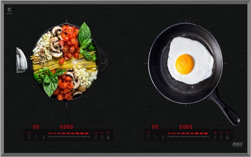 Bếp từ âm 2 vùng nấu Lorca TA-1008 VN trang bị các tính năng nấu nướng vượt trội
