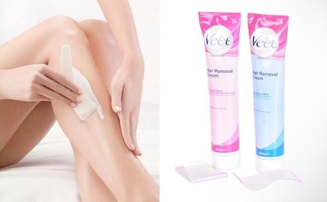 Kem tẩy lông chân Veet Silk & Fresh Hair Removal Cream