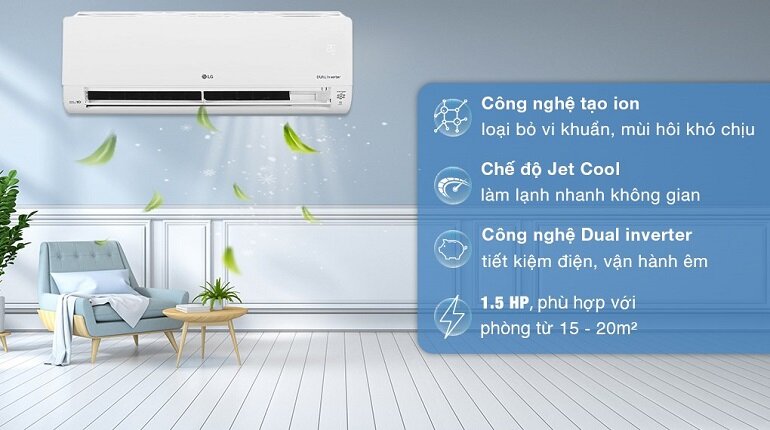 máy lạnh LG 1.5 HP