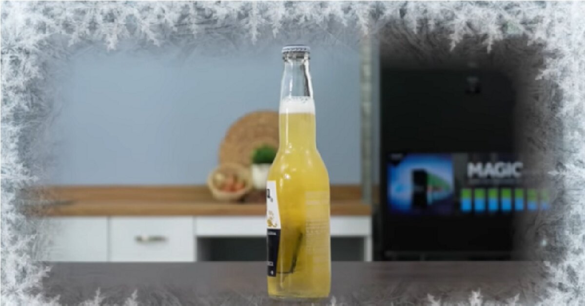 Thưởng thức bia tuyết lạ miệng trong mùa hè với tủ lạnh Aqua