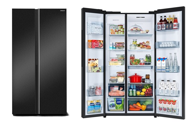 Loạt tủ lạnh Hitachi Side by Side đời 2026 vừa ra mắt, giá chỉ từ dưới 20 triệu đồng
