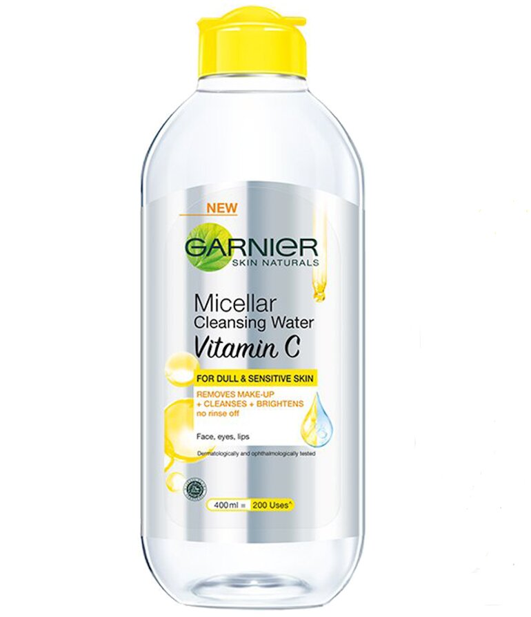 Nước tẩy trang Garnier vàng Micellar Water Vitamin C