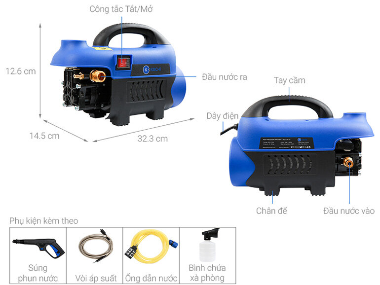 máy phun xịt áp lực cao