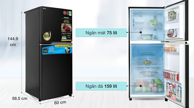 Tủ lạnh Panasonic đa dạng mẫu mã, kích thước đáp ứng nhu cầu khác nhau của khách hàng