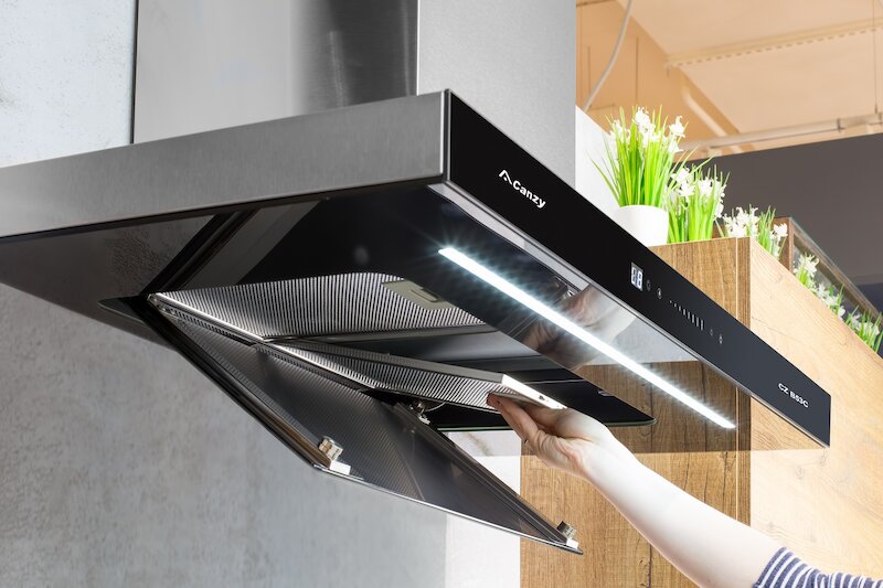 Máy hút mùi Canzy CZ B53C trang bị 2 chế độ hút thông minh