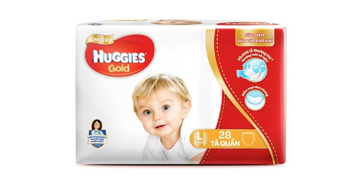 Tã bỉm Huggies review chi tiết về chất lượng, giá thành