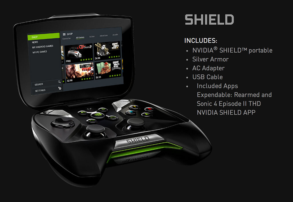 Tablet Nvidia Shield 2014 – Máy tính bảng chơi game chuyên dụng.